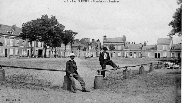 La Fléche et son histoire / Le quartier de notre gîte en Centre Ville